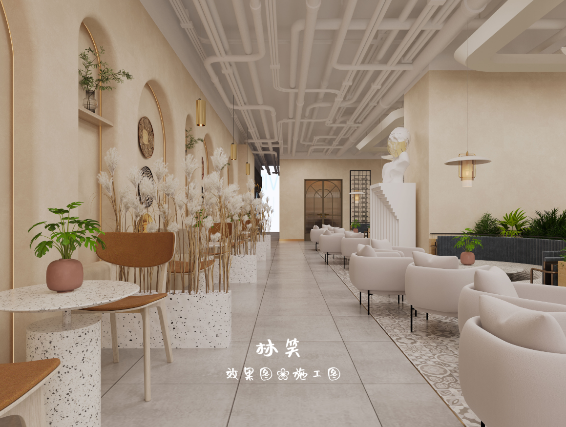 新雅致的西餐厅设计，营造轻松、浪漫的用餐氛围！   -2