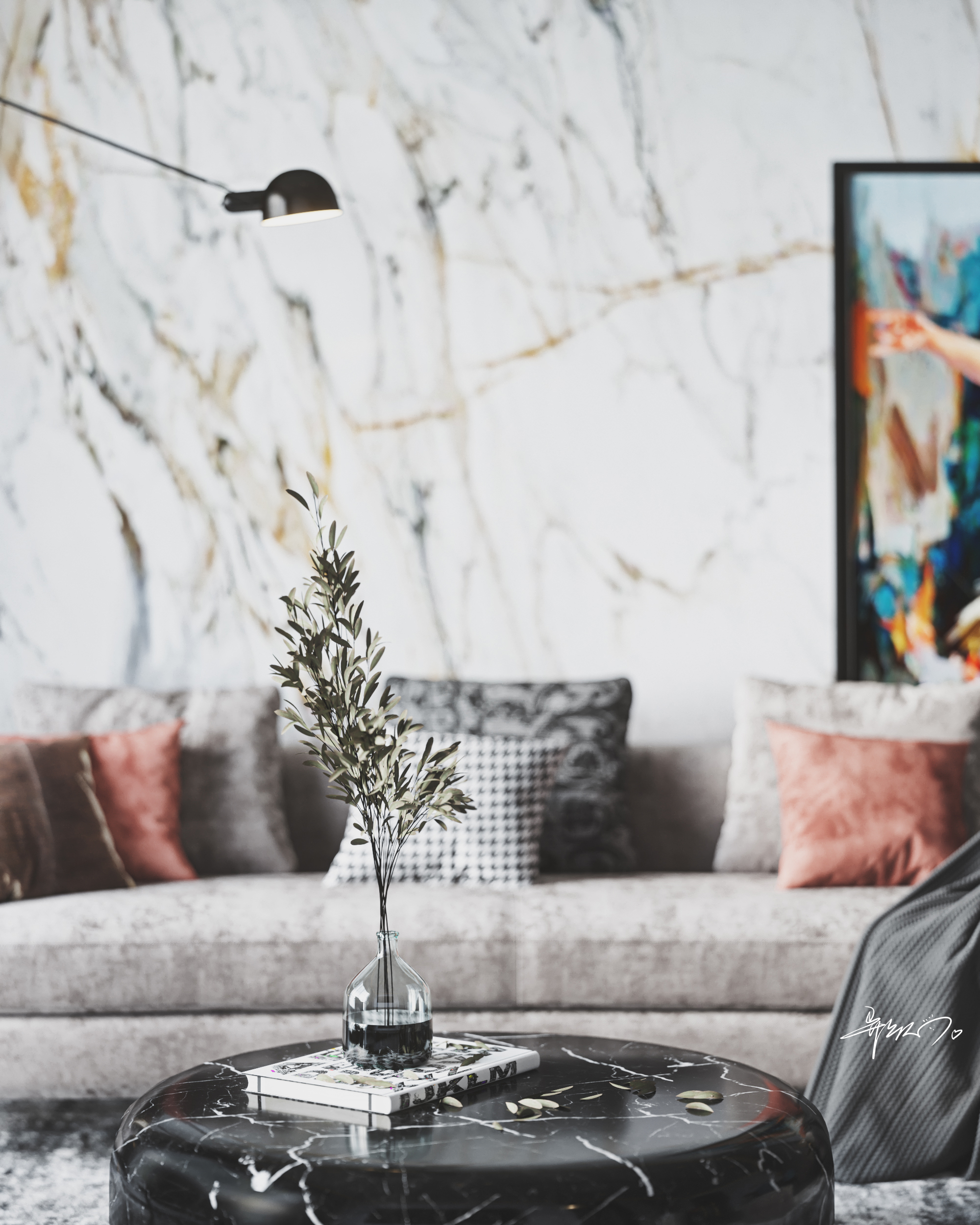 现代美式风格打造舒适生活空间-16