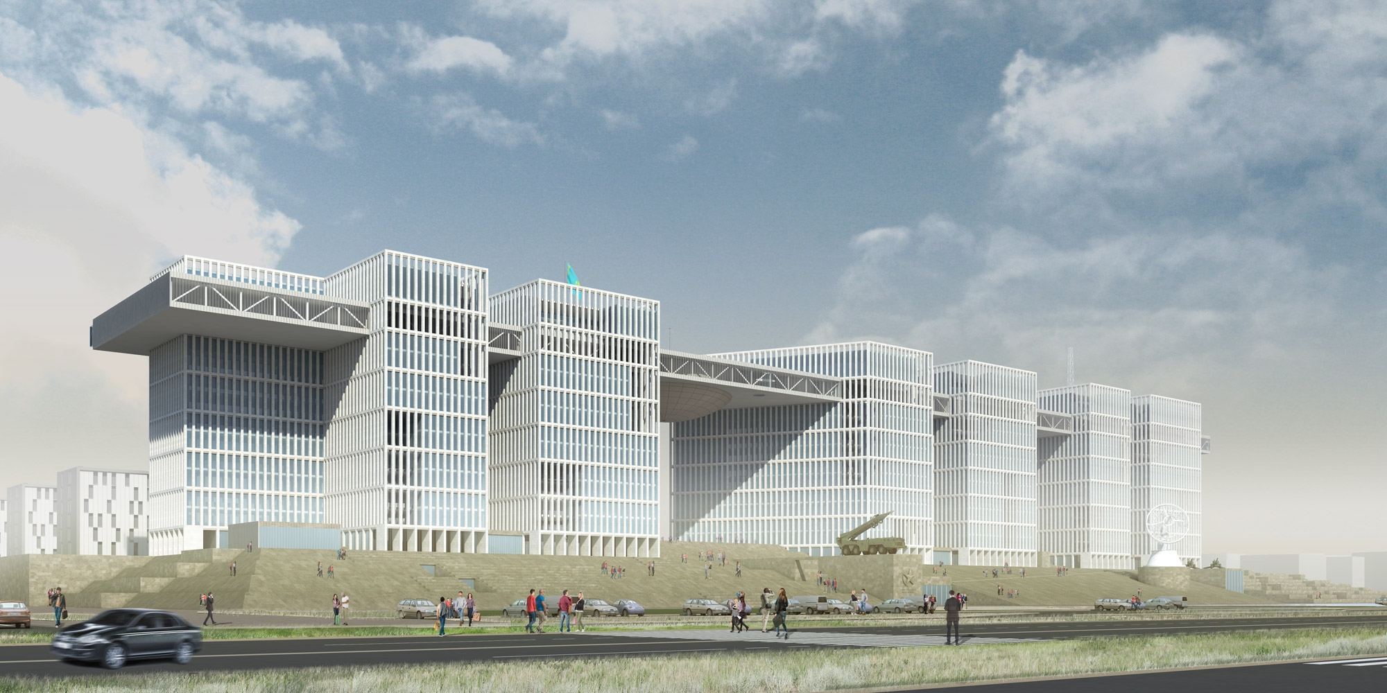 多功能国防部大楼 · 现代设计与多功能空间的完美结合-1