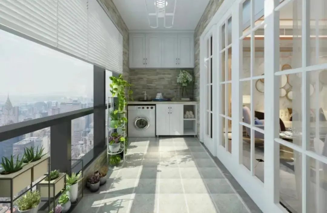 阳台装修秘籍 | 美观与实用兼具，衣服晾哪？-46