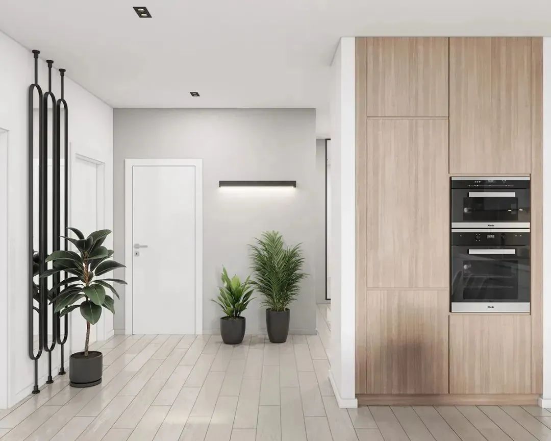 75㎡简约原木高级黑,年轻夫妇的完美之家丨Tomkin Design-45