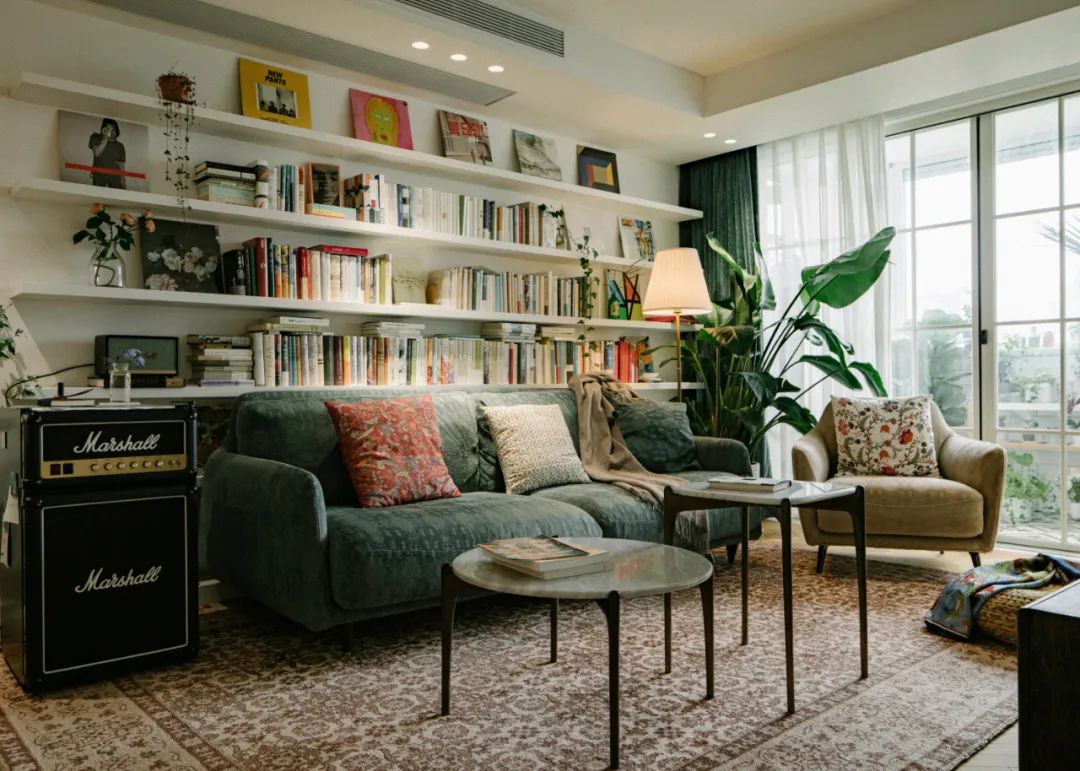 绿意复古，108㎡二手房变身温馨美宅-58