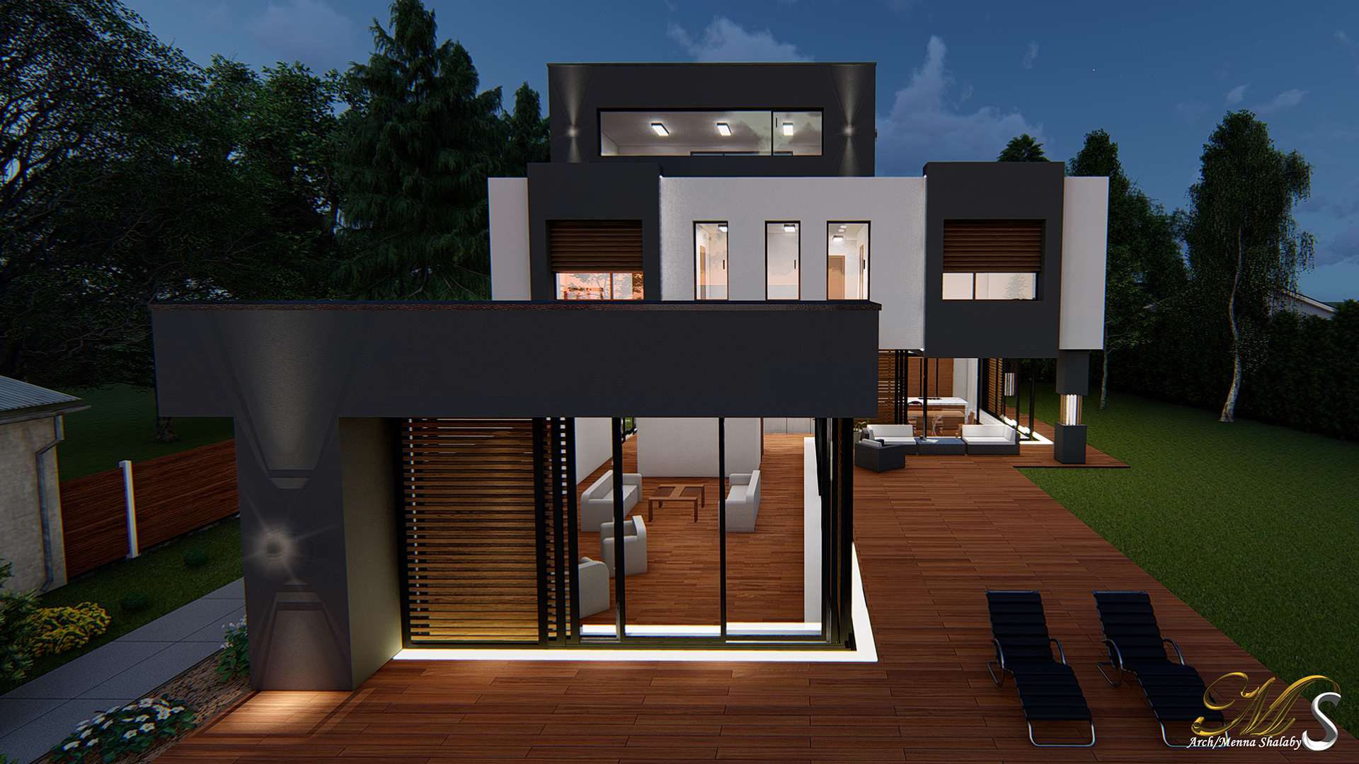 德国单户住宅外部设计-9