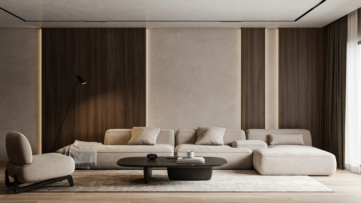 暖棕色系住宅设计 既温馨又舒适！-0