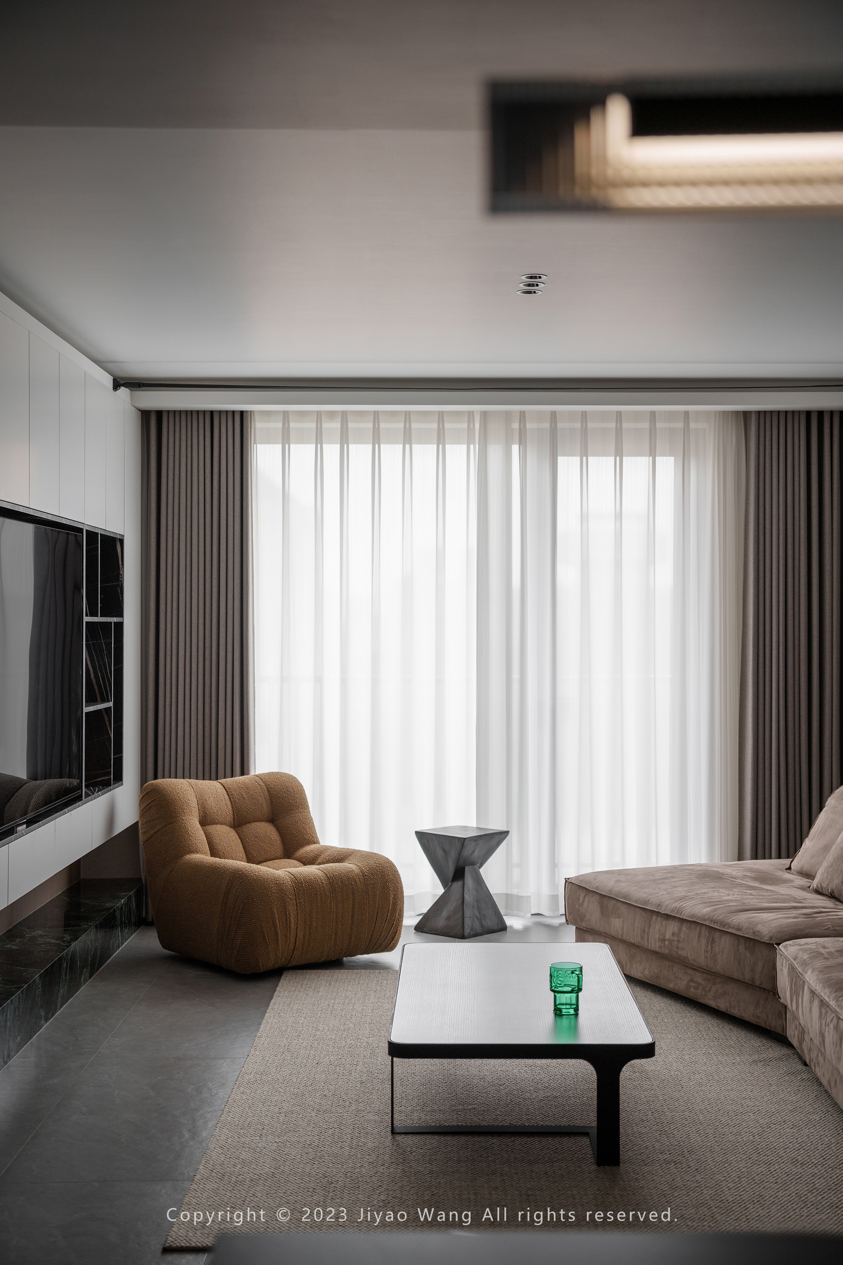 两居室现代简约风家装空间摄影案例丨中国北京丨研筑国际-18