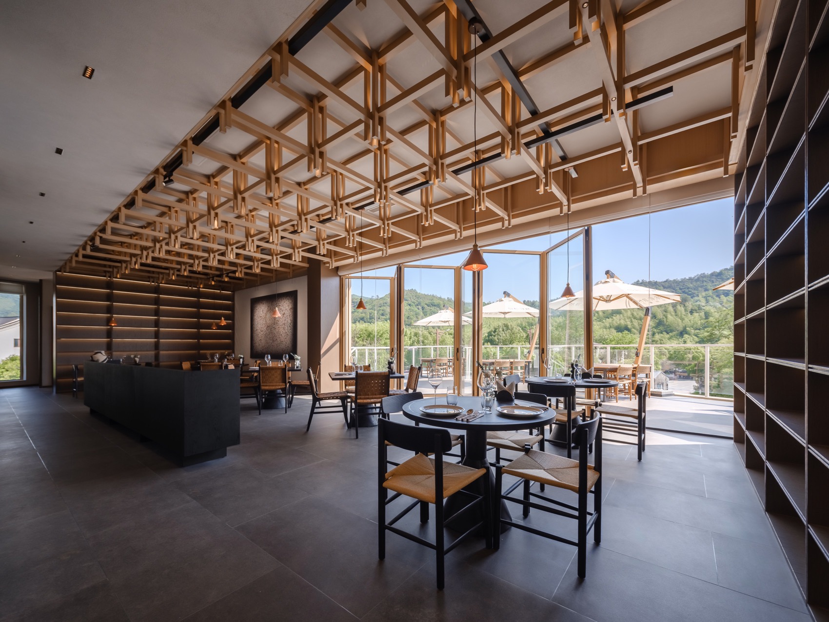 SEEK早到餐厅:折叠的山水印记丨中国湖州丨度地建筑-39