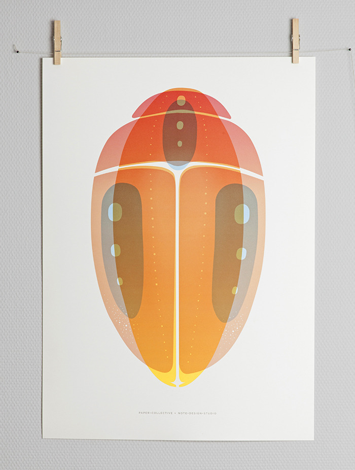 甲虫海报设计 | 印刷色彩的妙趣组合-6