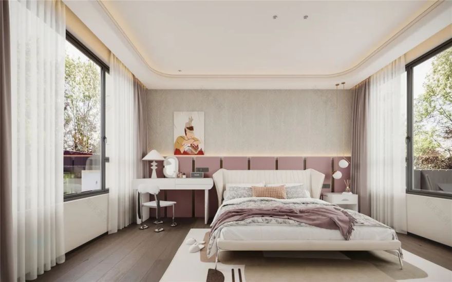 580㎡联排别墅装修,奢适印象,享受静谧时光!-27