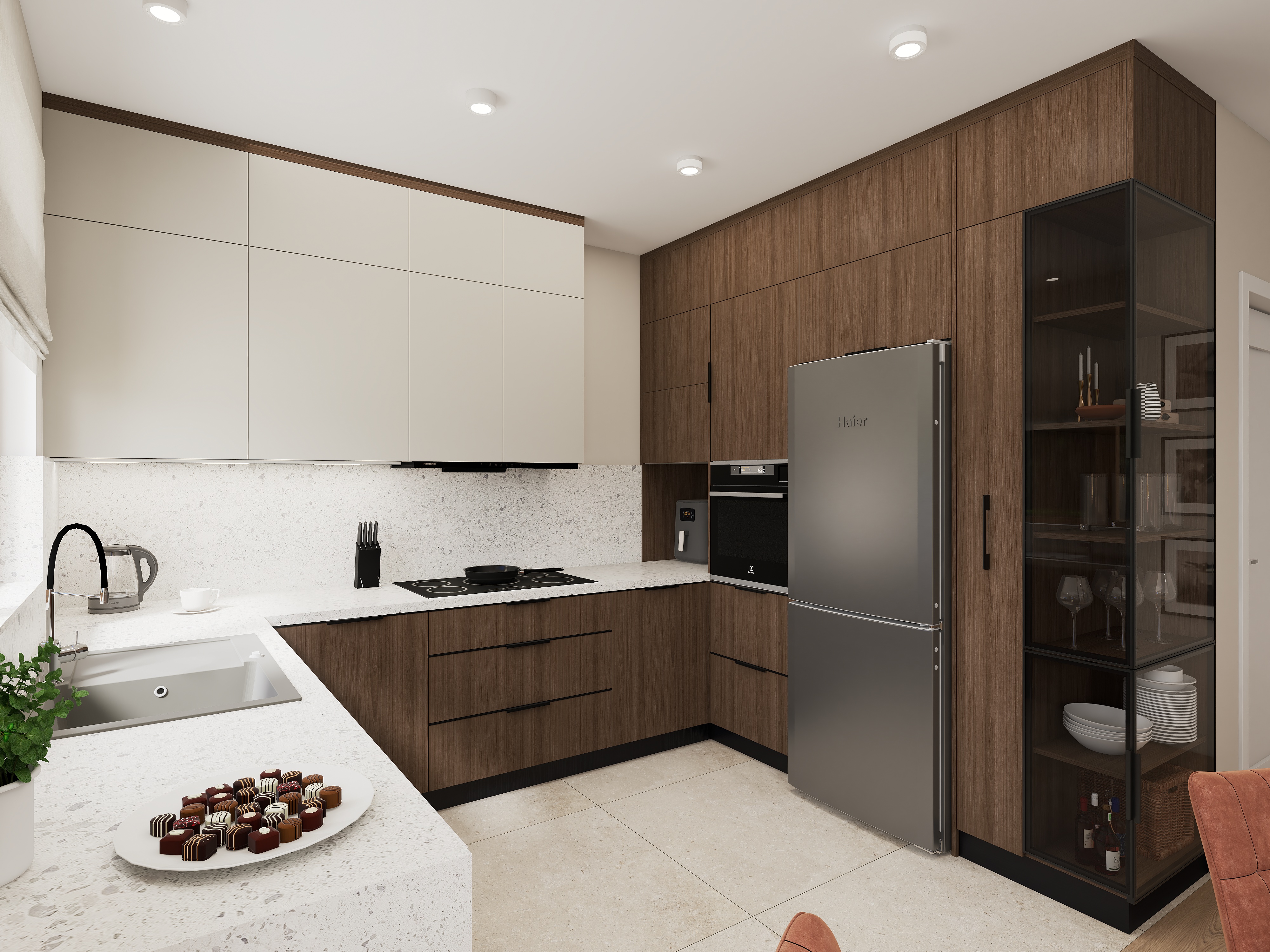 Otwarta Kuchnia z Jadalnią i przestronnym Salonem-9