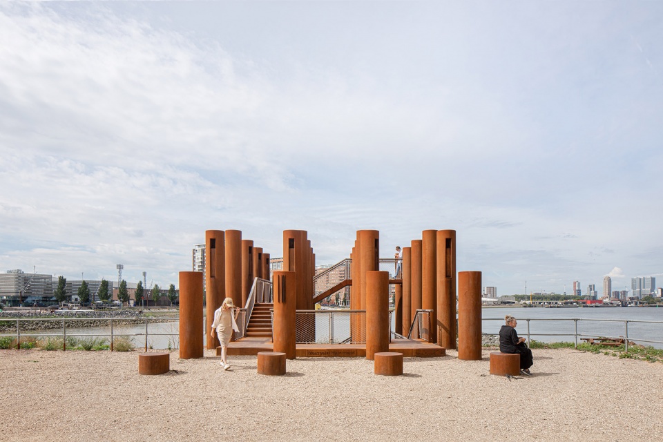 鹿特丹“水之林”观景台丨荷兰鹿特丹-6