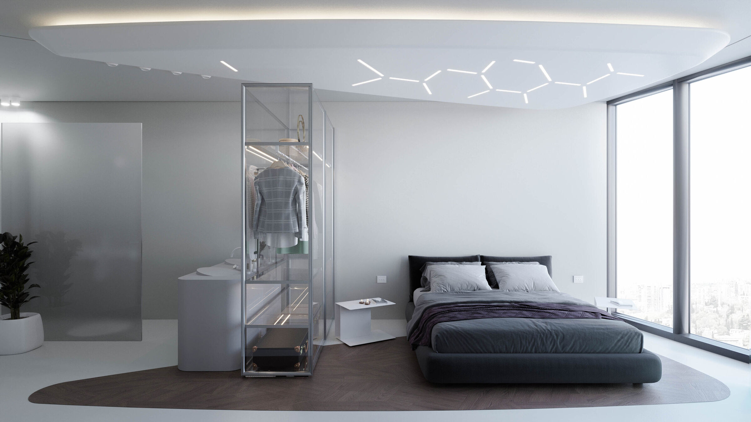 曲线玻璃幕墙打造动态空间丨STIPFOLD-10