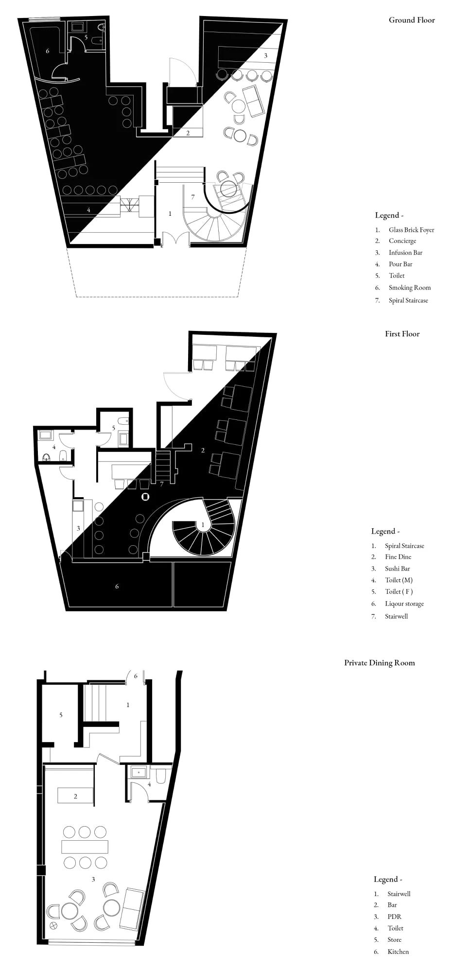 暗黑式混凝土结构鸡尾酒吧设计丨印度新德里丨RENESA ARCHITECTURE DESIGN-69
