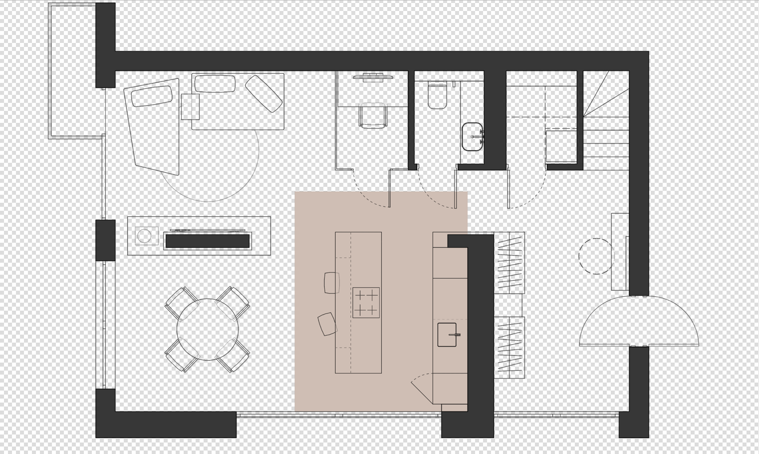 复式户型-一层简约设计！-13