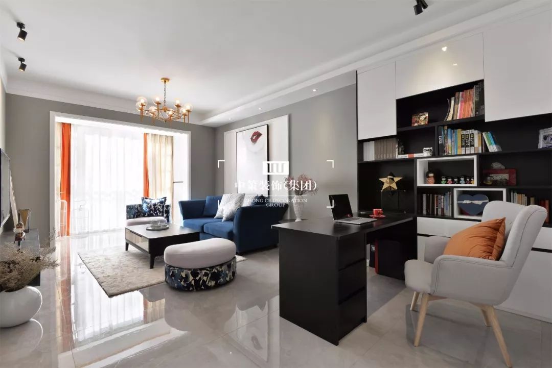 中策装饰 | 88 平小户型变身大气温馨空间-63