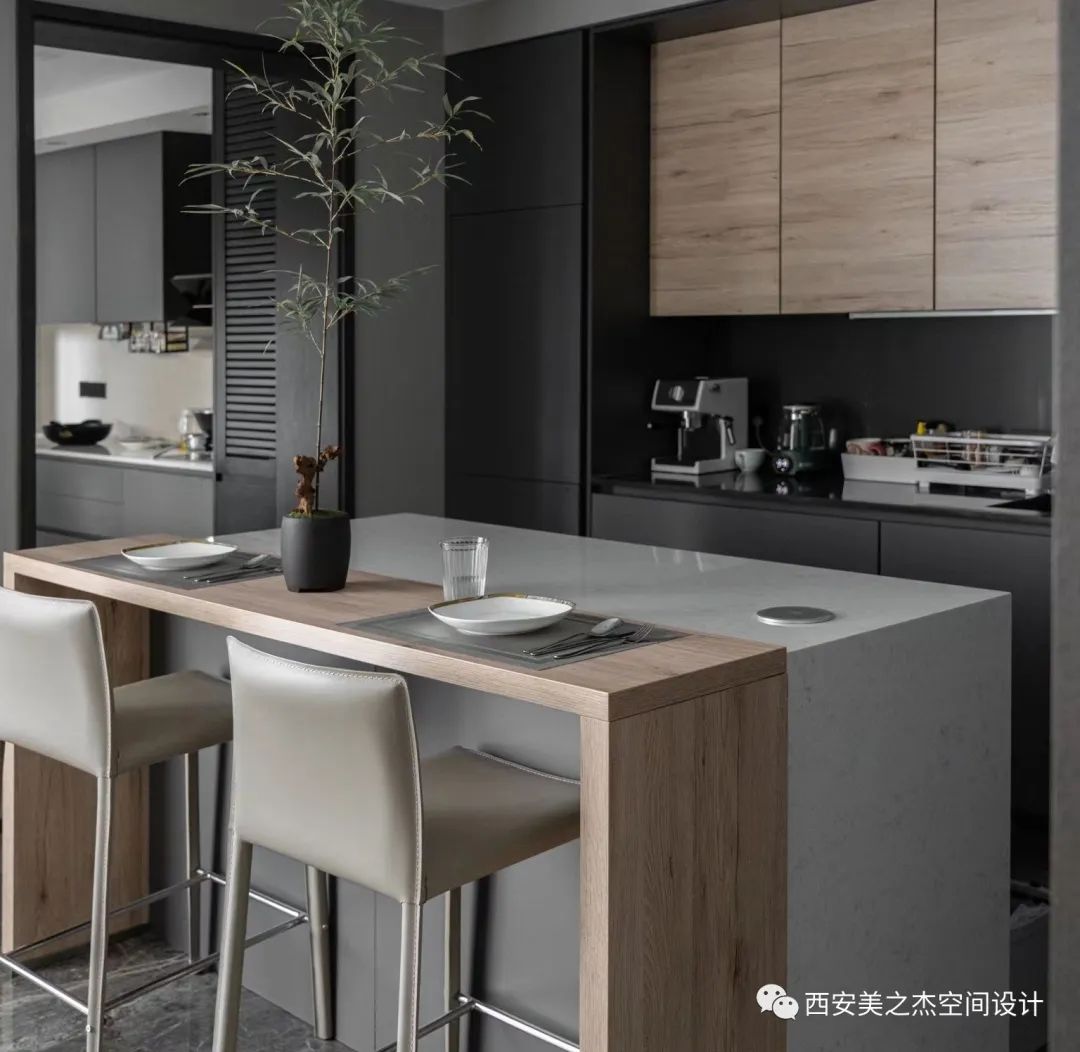 西安莱安逸珲 300 平现代简约之家丨中国西安丨M&J 美之杰-25