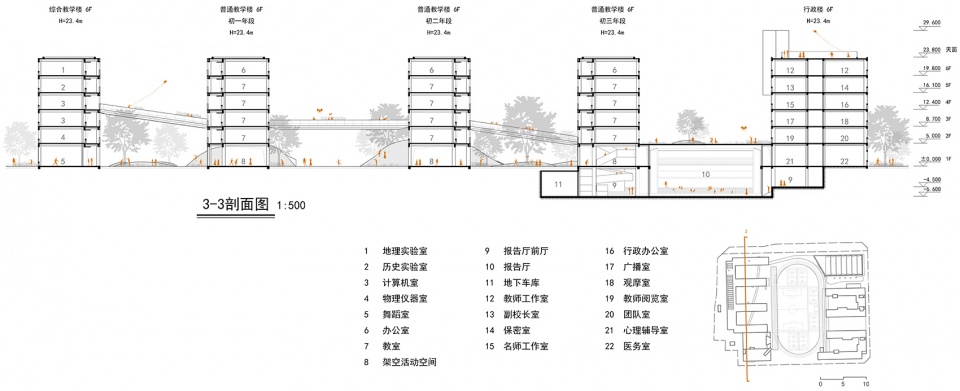 南海桂城金桂高中 | 古典与现代交融的校园设计-106