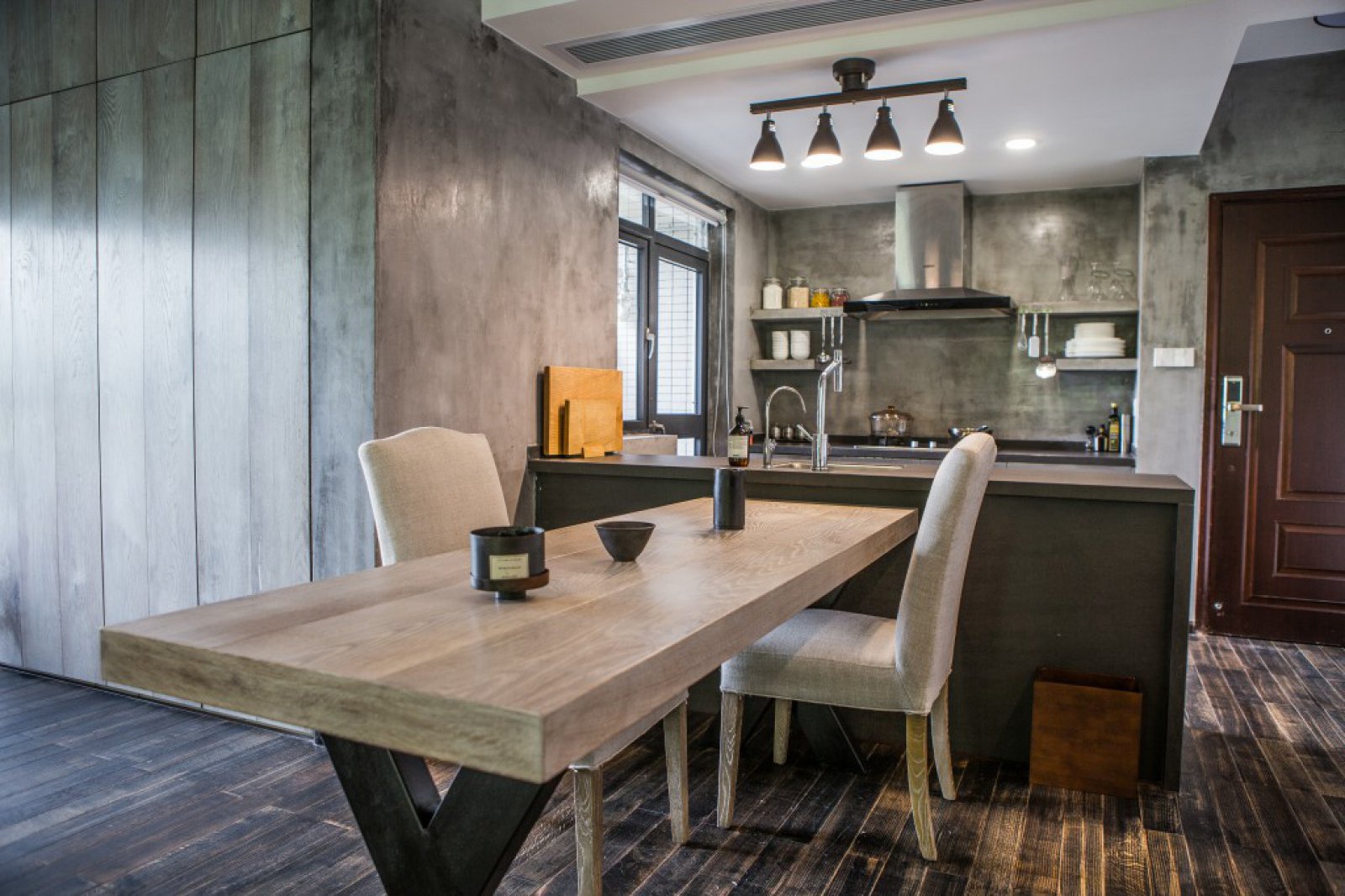 108㎡深圳鸿景翠峰住宅设计  深圳市名雕装饰设计-4