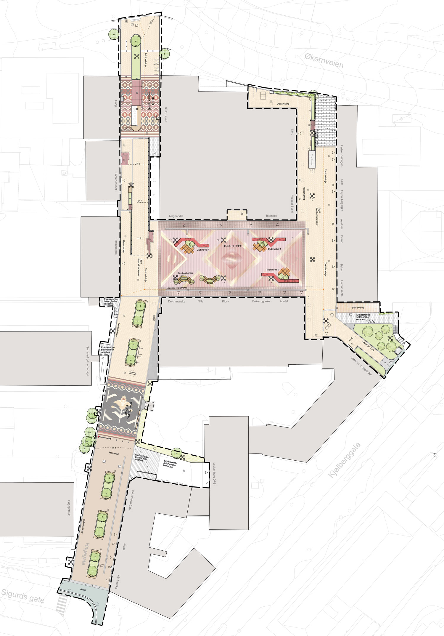 奥斯陆 Tøyen 广场 | 多元文化景观的生动表达-18