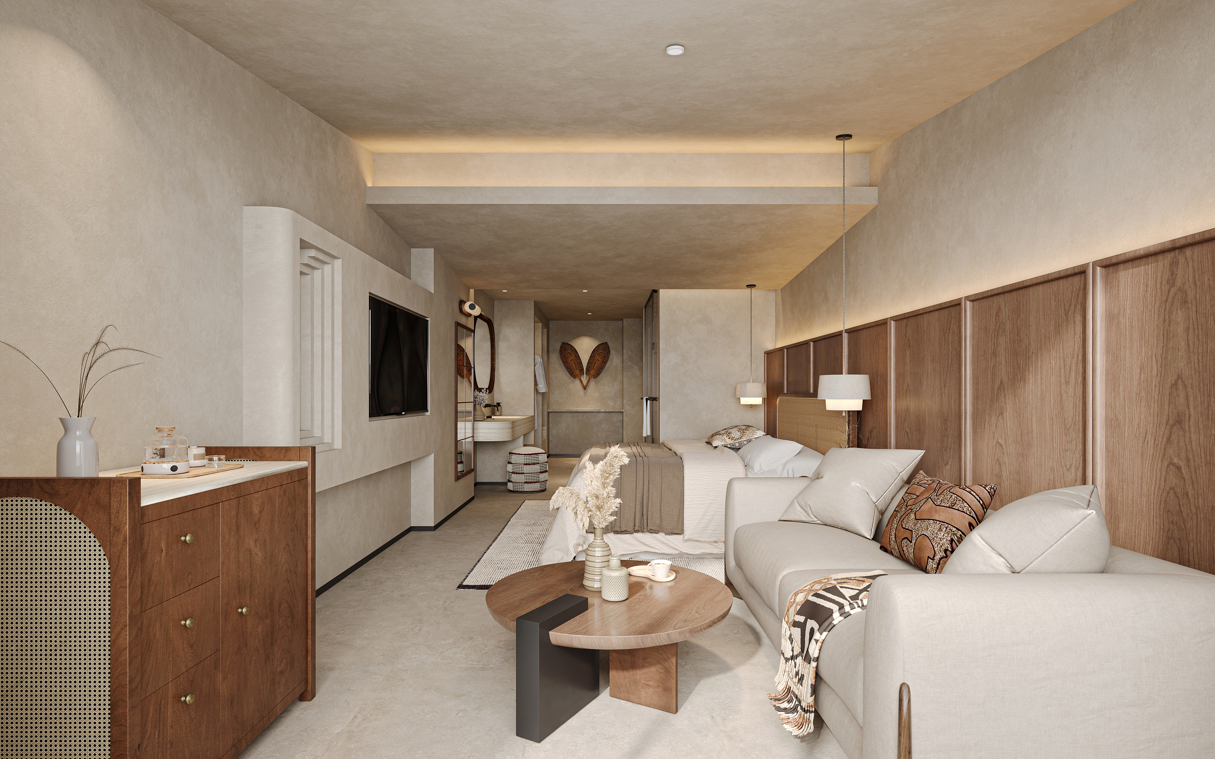 酒店客房 效果图-2