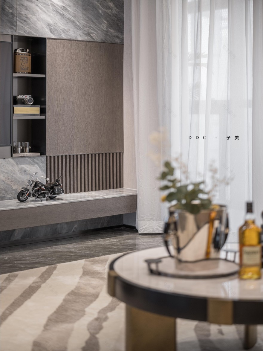 舒适颜值并存的现代平层设计-4