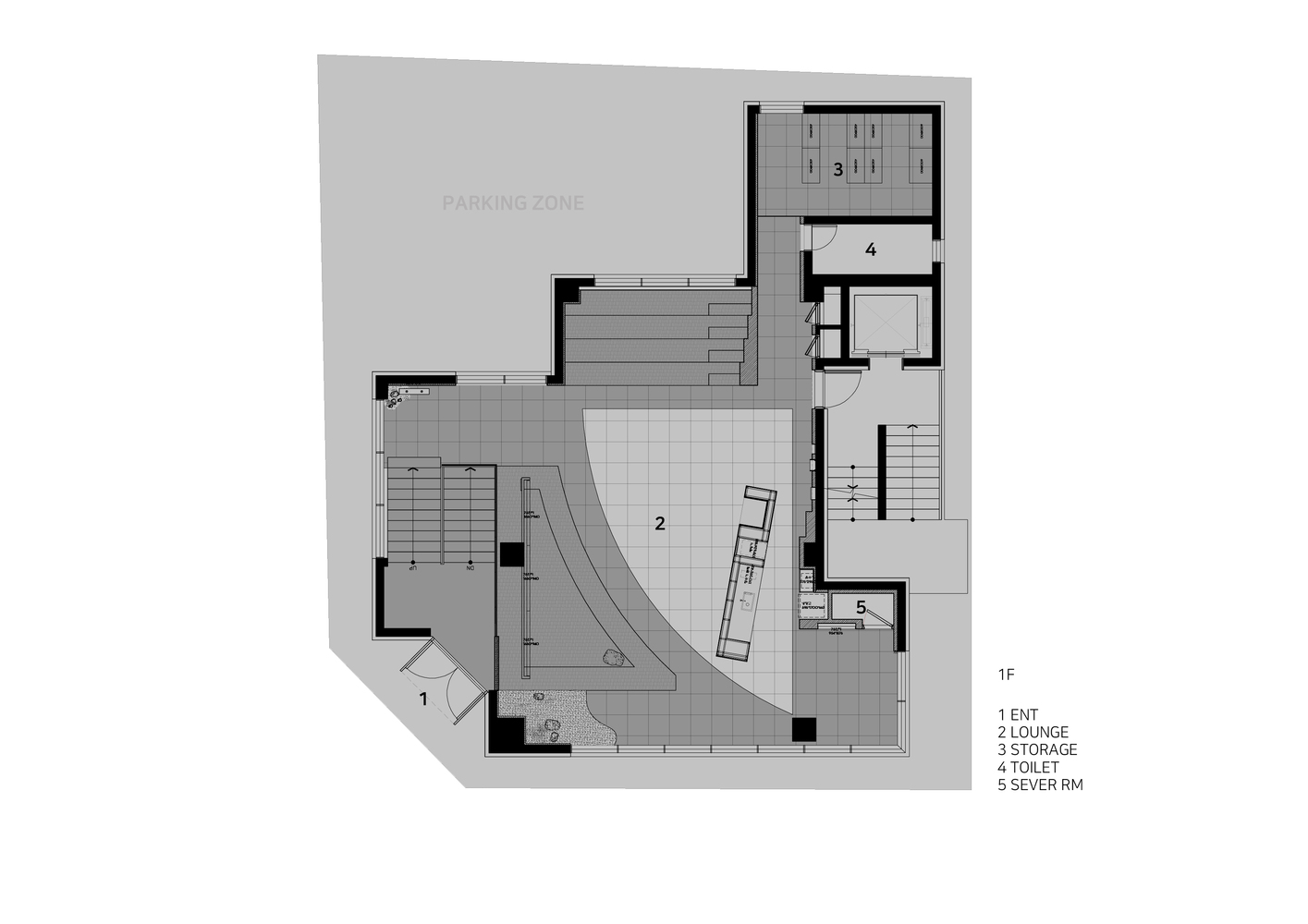 韩国 DMIL Office Lounge · 黑白简约的新媒体空间丨韩国首尔丨Plainoddity-12