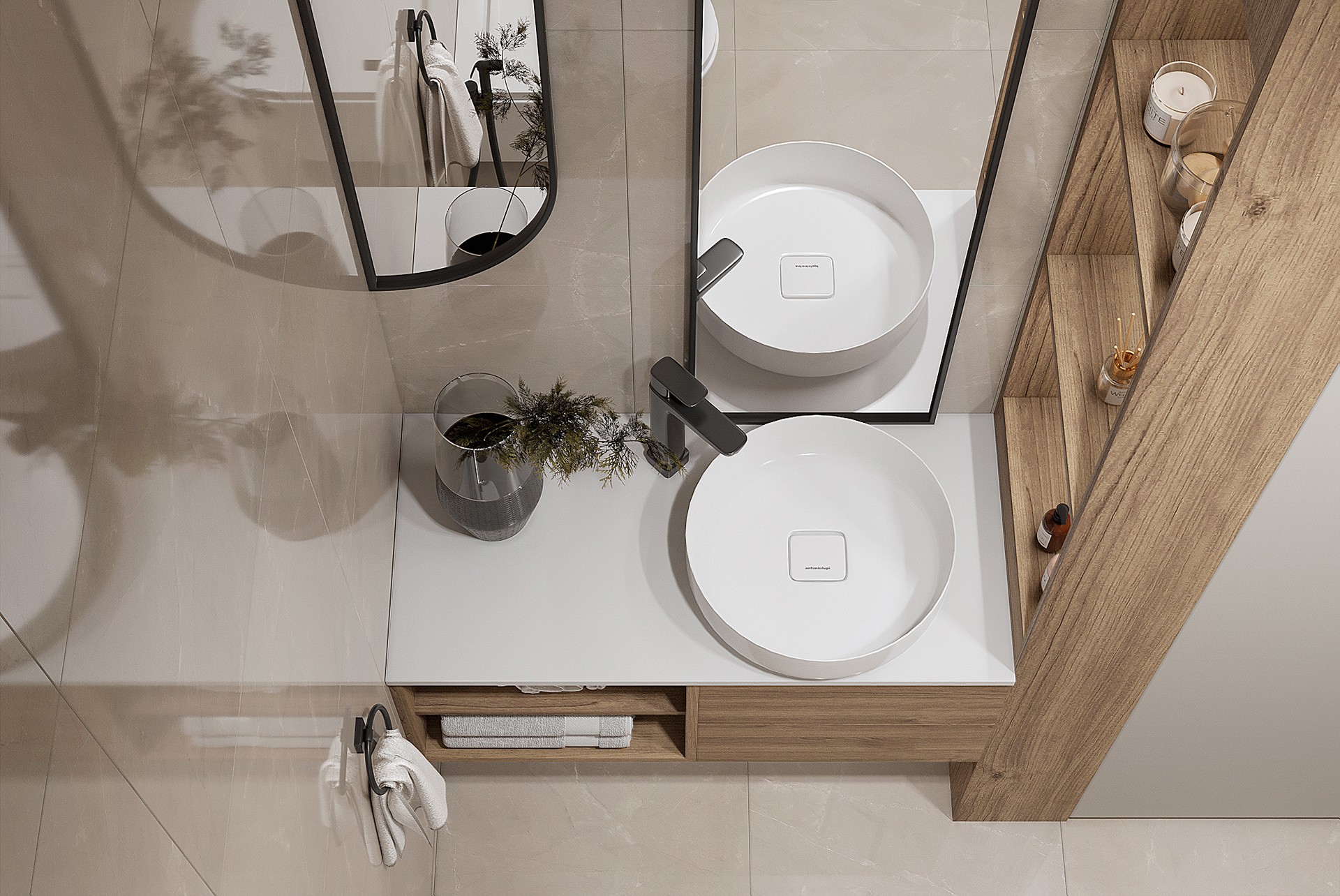 中性色系公寓设计  不一样的设计感-29