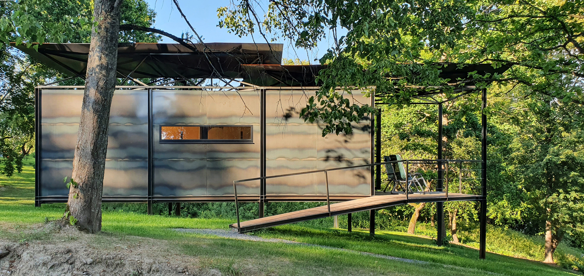 模块化环保小屋,自然景观中的和谐之选-1