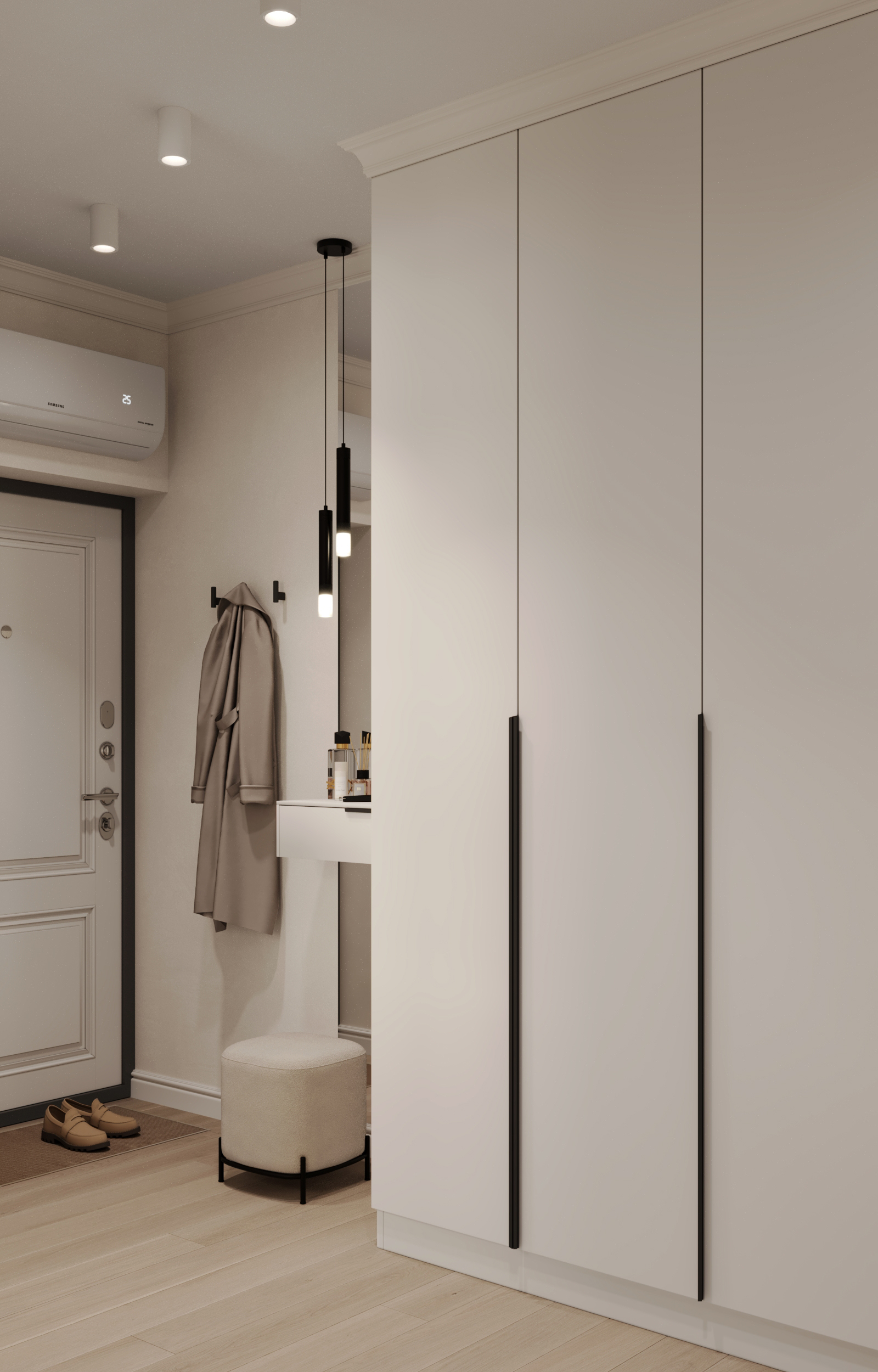 29·60平方米工作室公寓设计项目丨俄罗斯圣彼得堡丨设计师Ситникова Мария-12