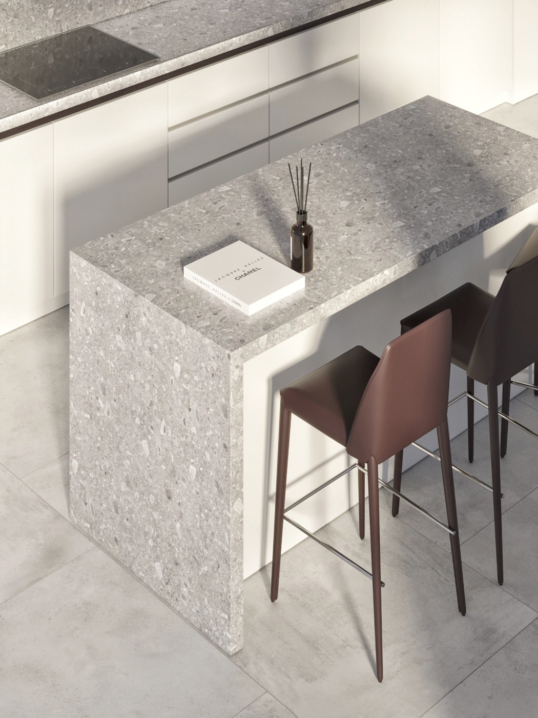 泰国芭提雅别墅客厅,厨房及餐厅翻新设计丨Katerina Perez de Tagle-6