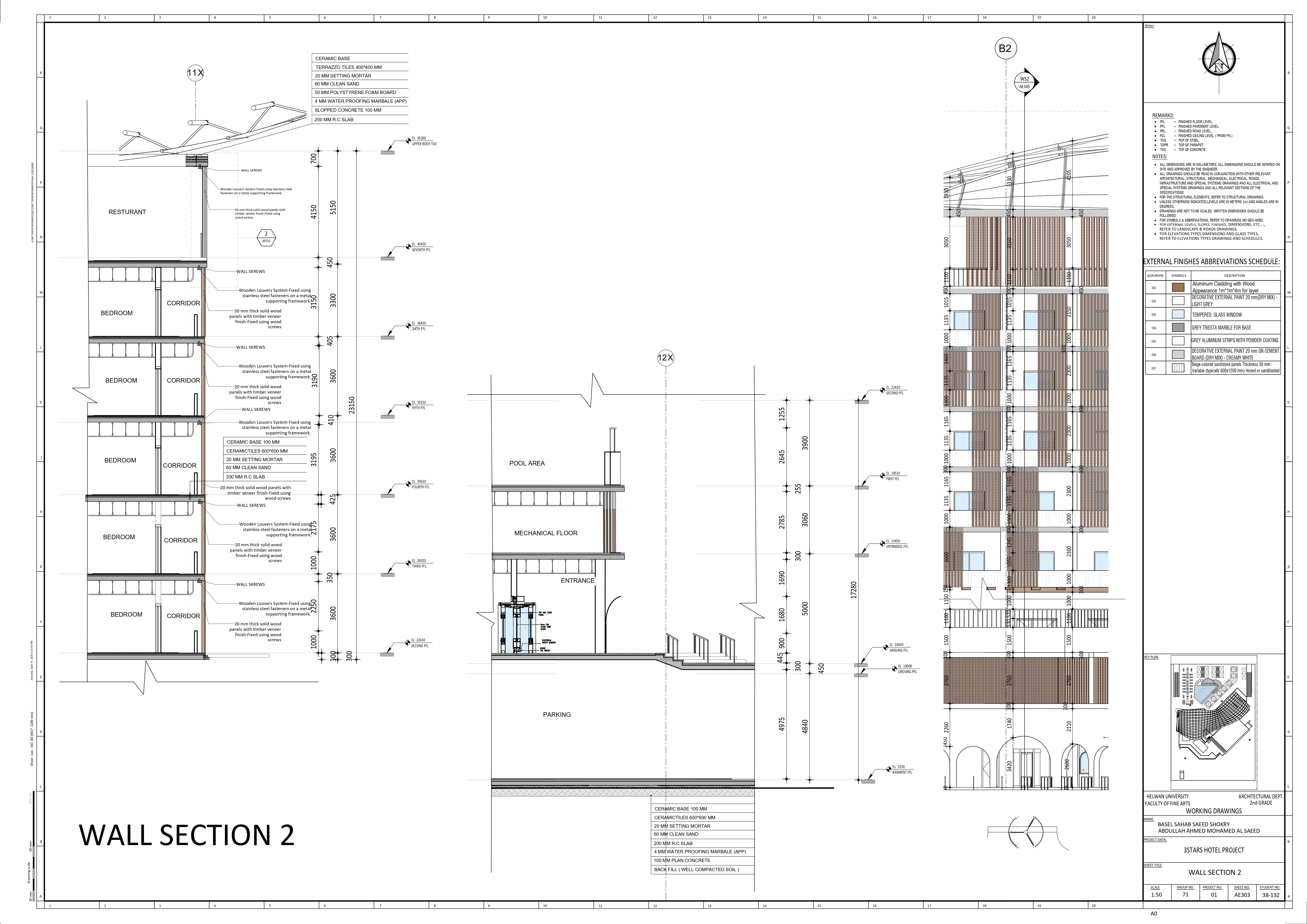 AquaVeil Hotel Working And Technical Insulation Drawing-16