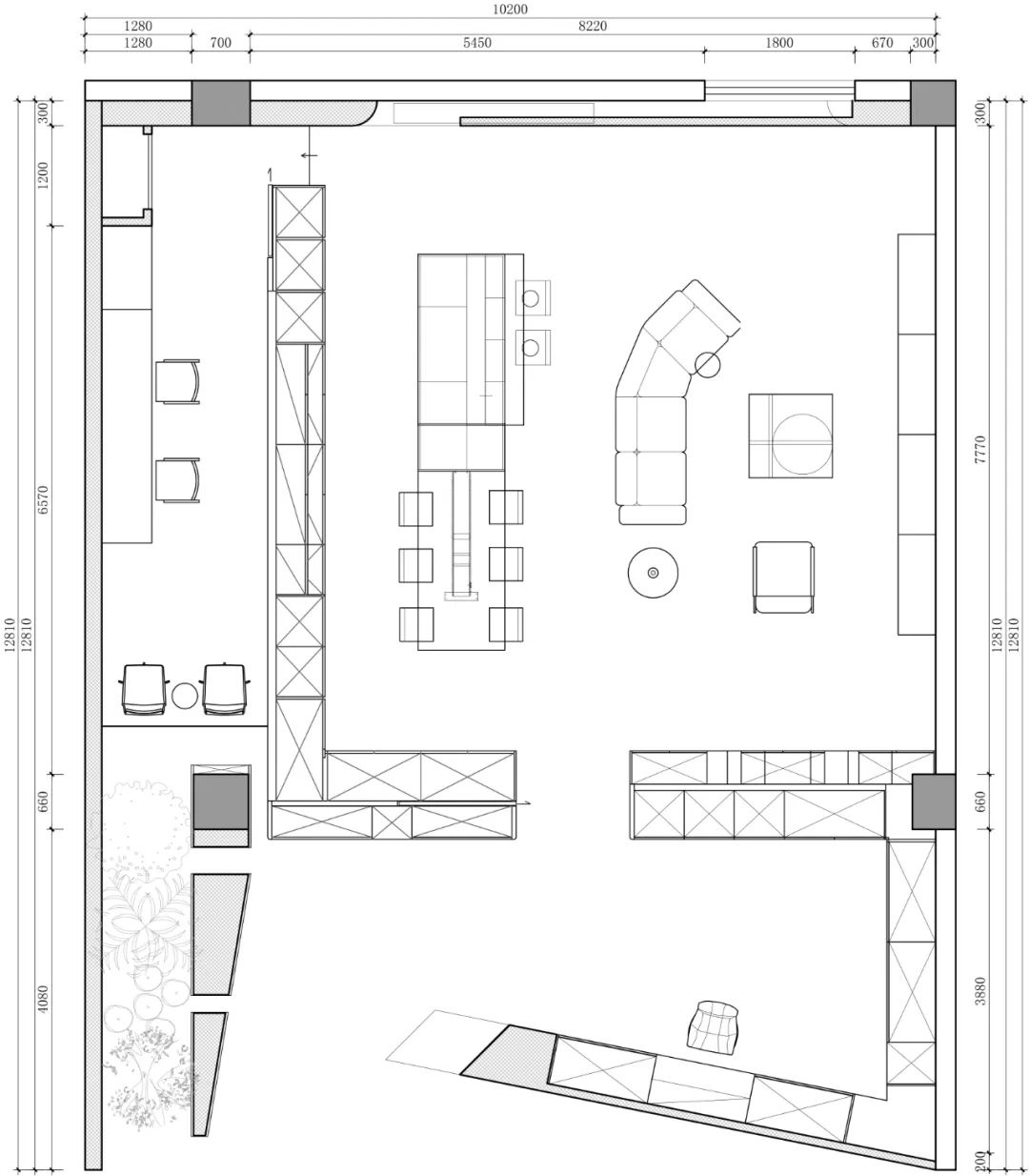 井齐整木展厅丨文艺复兴室内设计-25