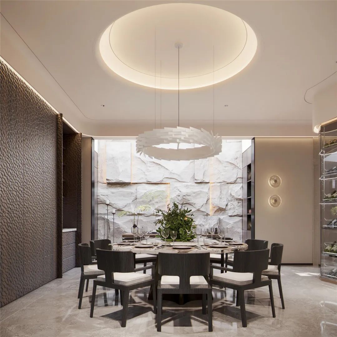 580㎡联排别墅装修，奢适印象，享受静谧时光！-20