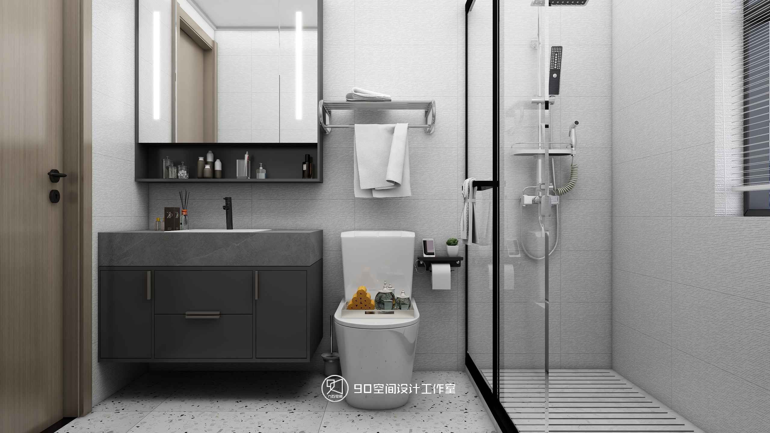 《荷塘月色》现代轻奢设计-45