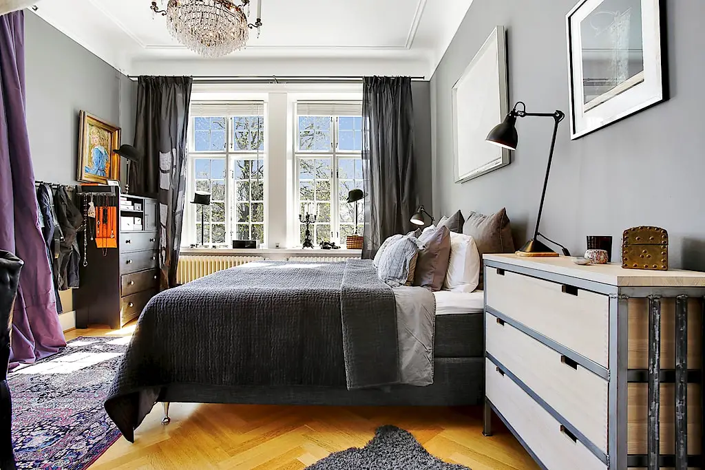 瑞典古堡中的混搭疯狂公寓-14