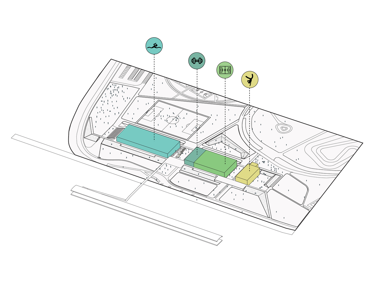 都市公园的巨大城市 Pavilion · 博哥大 El Tunal 休闲文化中心-25