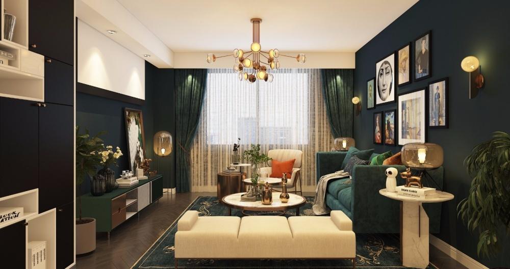 尤加利绿调打造复古雅痞家居空间-5