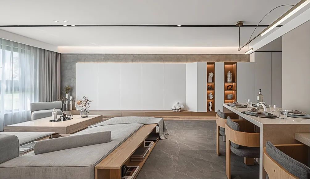 自然之境,现代简约的诗意居所丨中国银川丨重庆米修室内设计有限公司-3