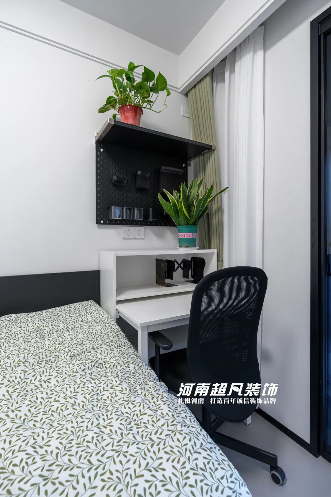 完工首发丨金水区美盛教育港湾，110平黑白灰极简风，色彩纯粹层次丰富-161