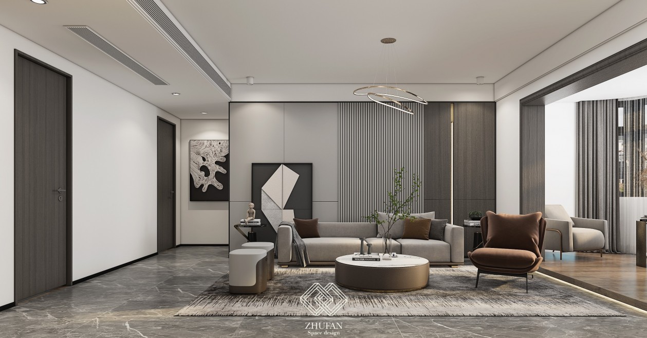 信旺华府骏苑 | 160平"大室"所趋的简约风！-4