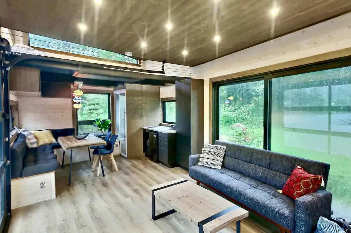 魁北克水上小屋 | 现代舒适与自然美景的完美融合-4