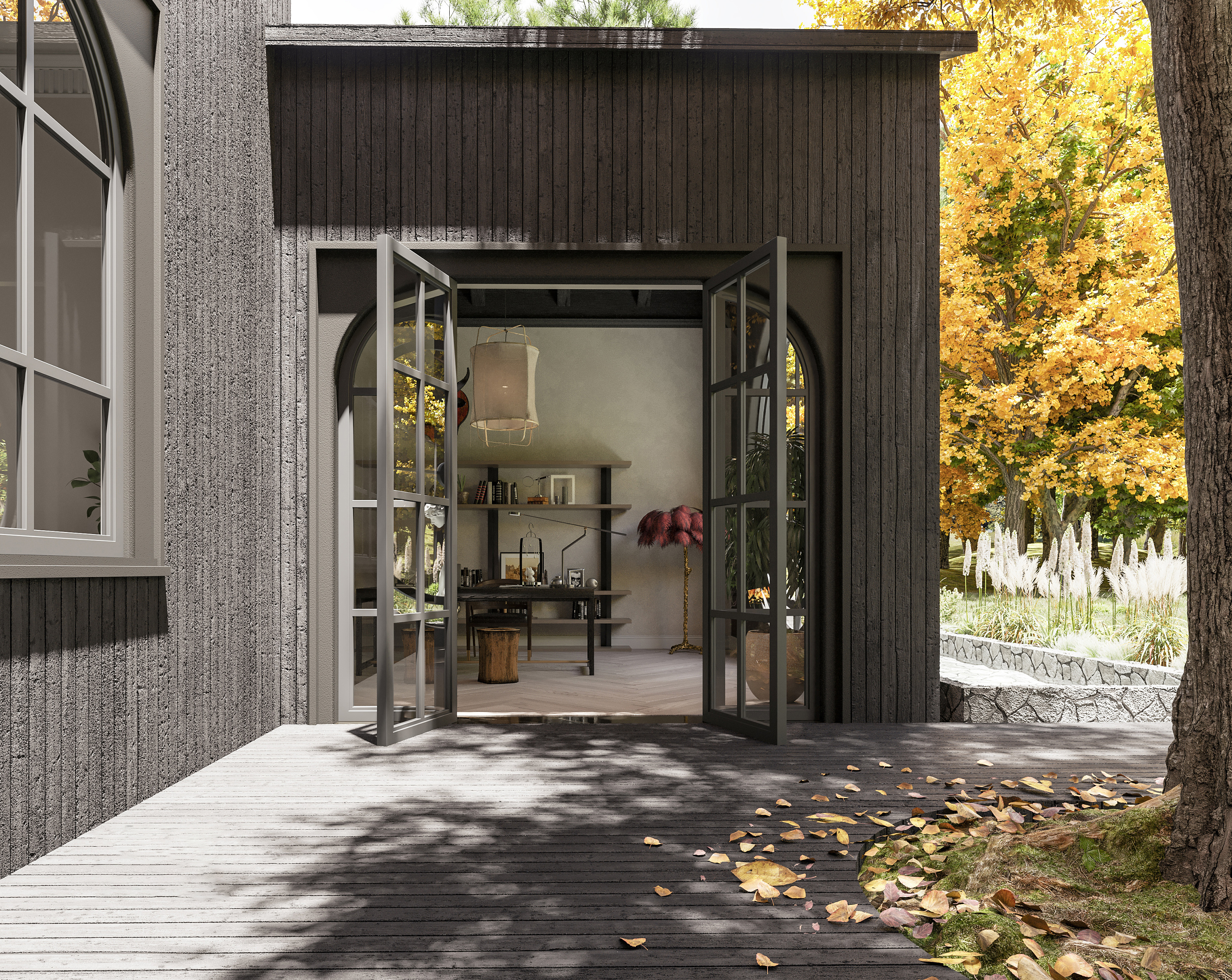 时间之窗——现代法式自建别墅-30