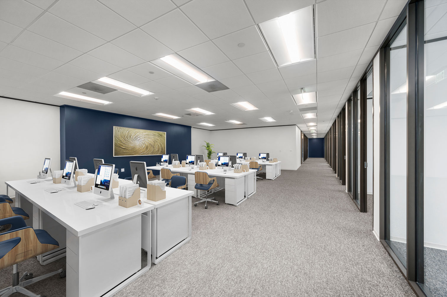 Three Riverway Spec Suite 办公空间设计丨Goree Architects-14