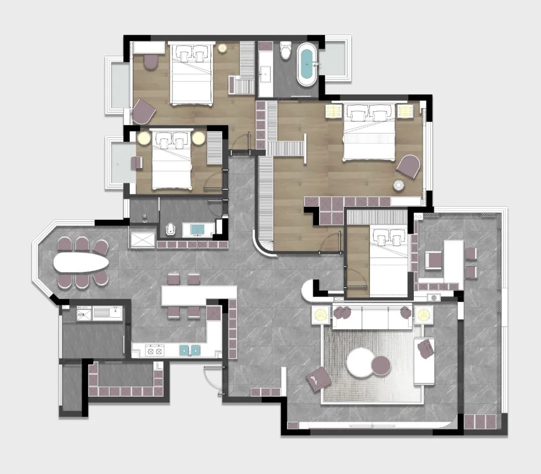 重庆棕榈泉轻奢雅居丨中国重庆丨麟戈设计-33