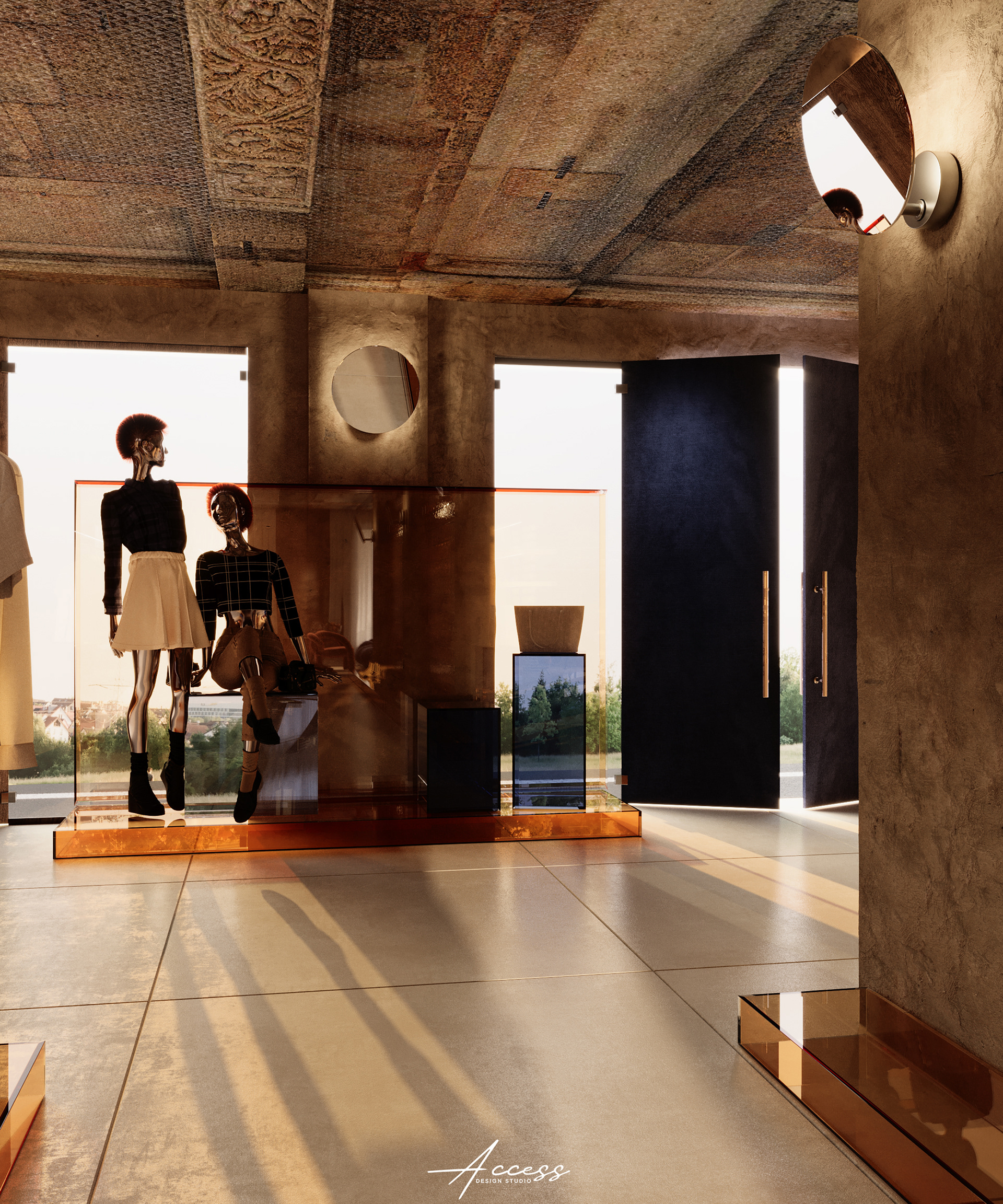 雷氏服装精品店丨阿曼丨Access Design Studio-16