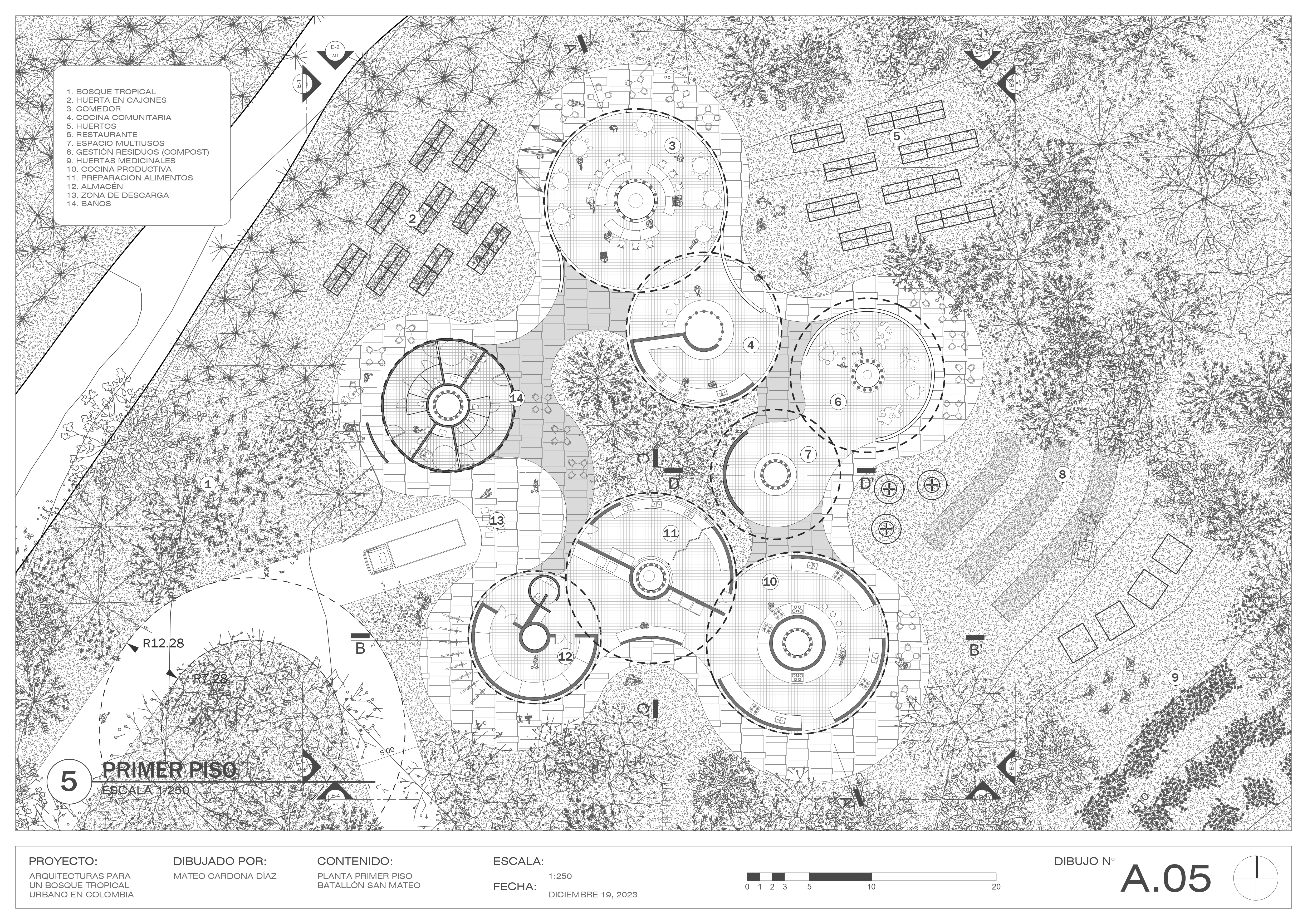 ETSAMP7 热带城市森林丨马德里高等建筑技术学院-7