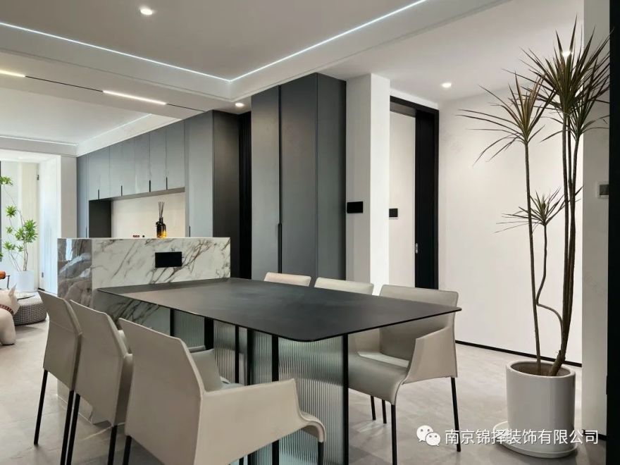 现代风打造中交荣域 139㎡舒适家居丨南京锦择装饰-18