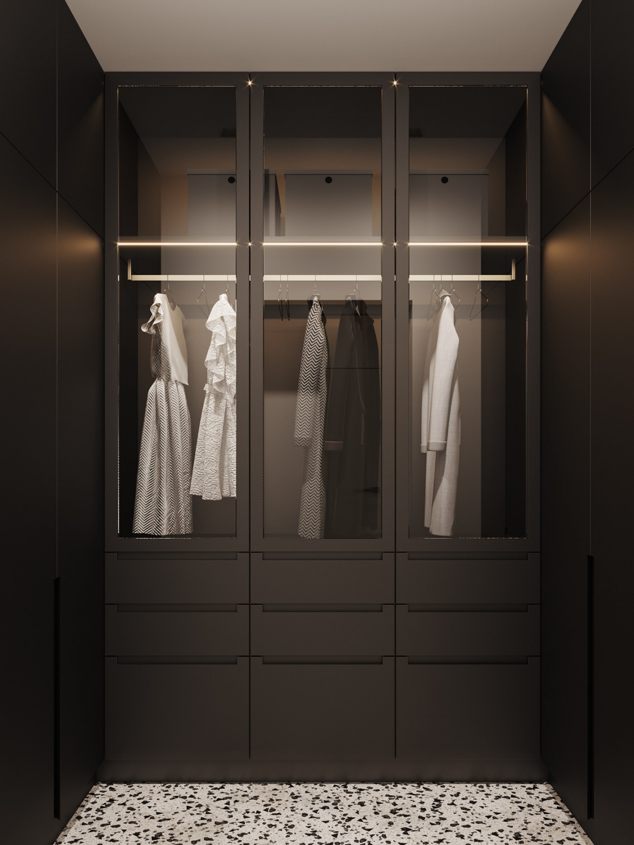 高级灰色系空间设计，既干净又敞亮-17