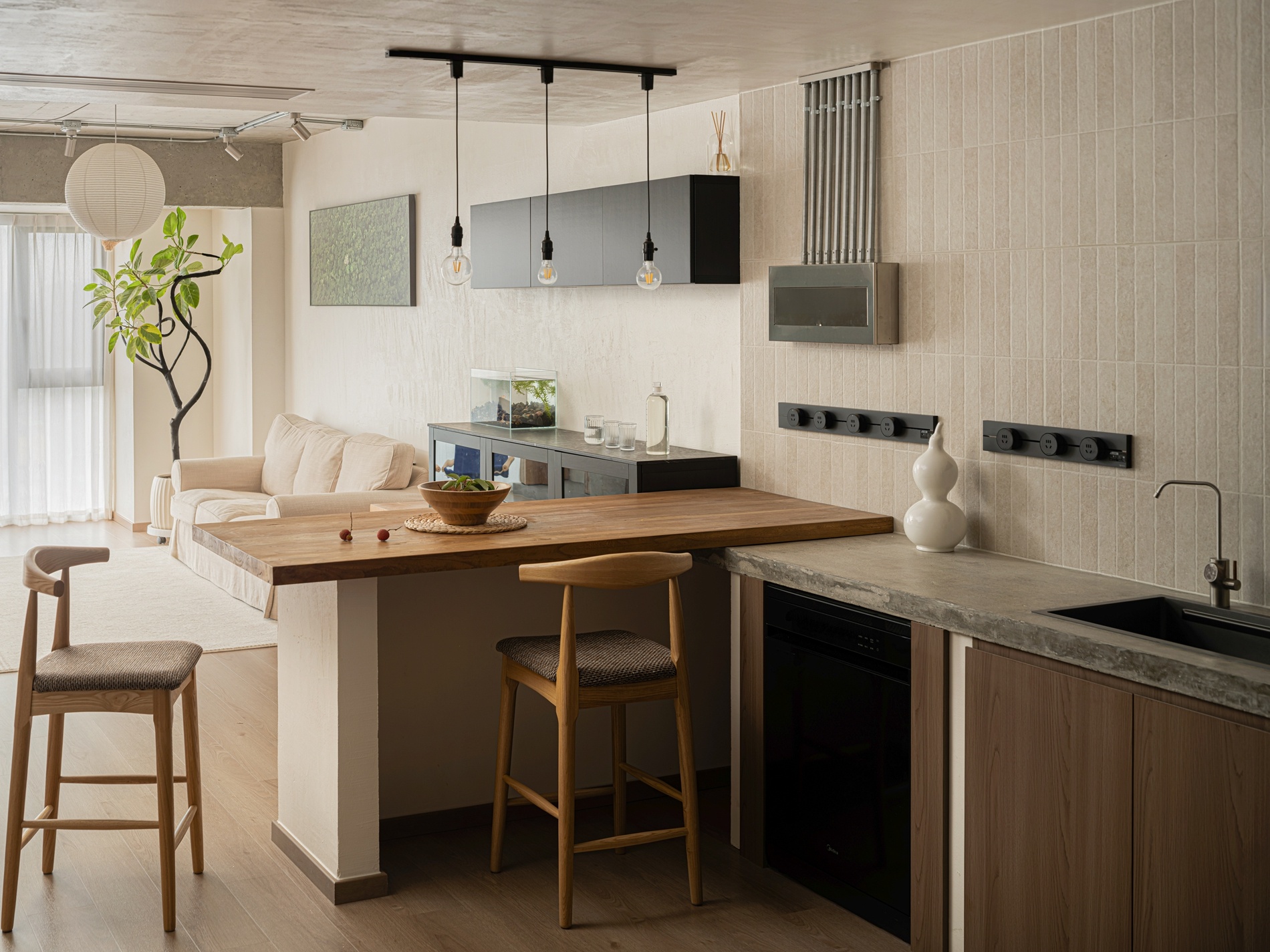 《木序》124㎡原木工业风丨中国成都丨宏福樘设计-22