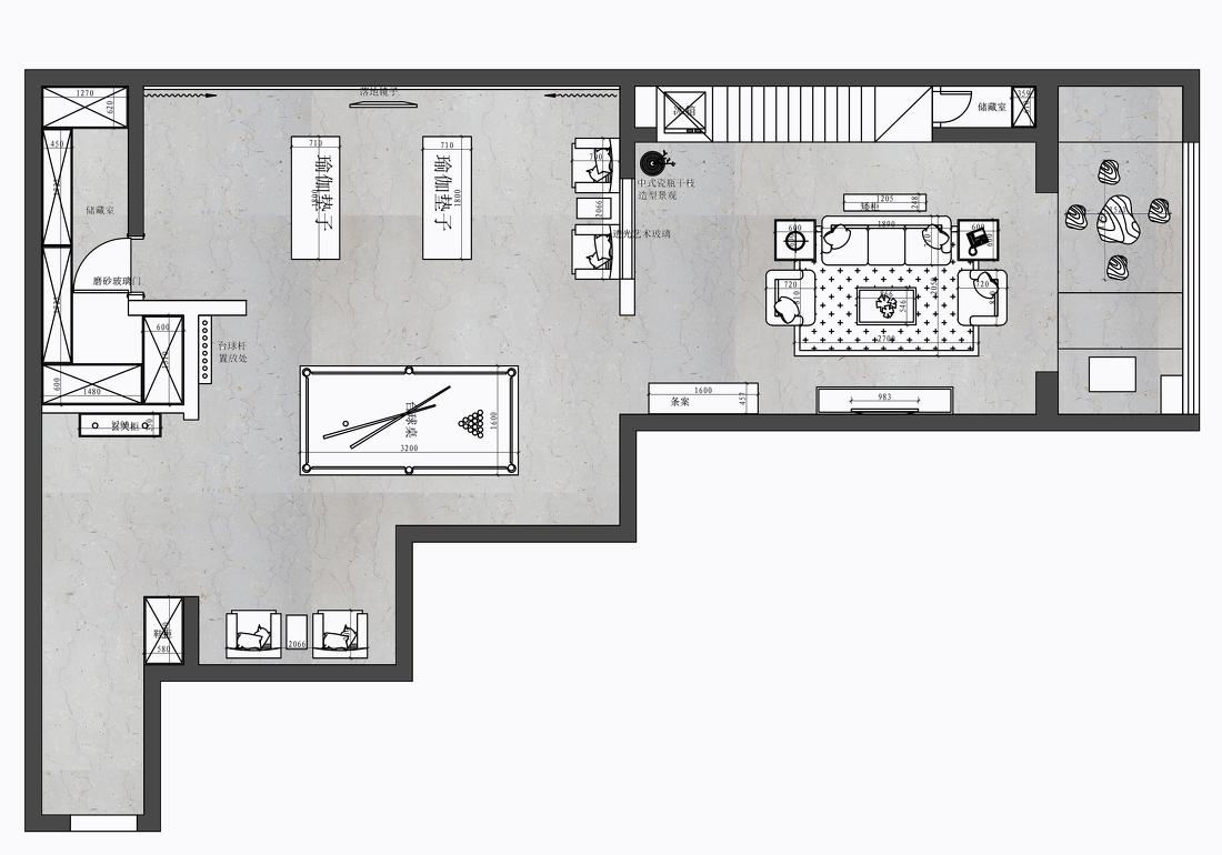 美式古典融合中式禅意复古美家丨意巢设计事务所-34