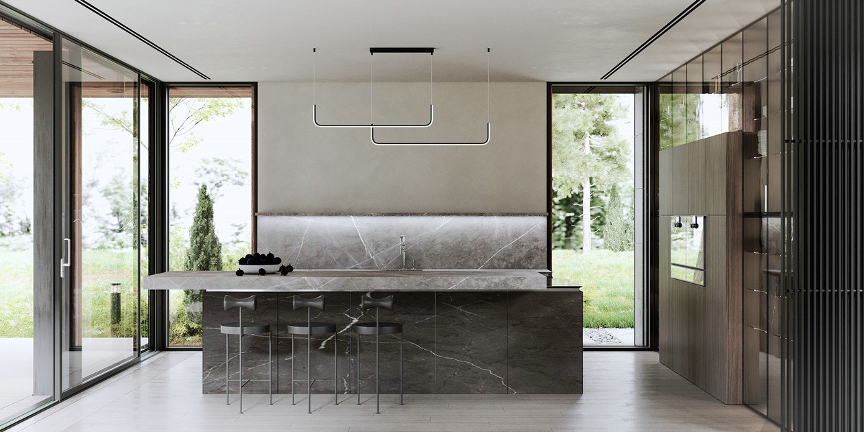 乌克兰简约风别墅设计 超有设计感-8